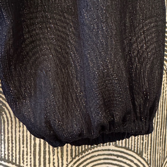 ✨Madewell Black Sheer Blouse - Picture 6 of 7